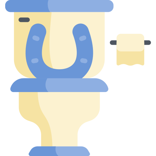 toilette Kawaii Flat icon