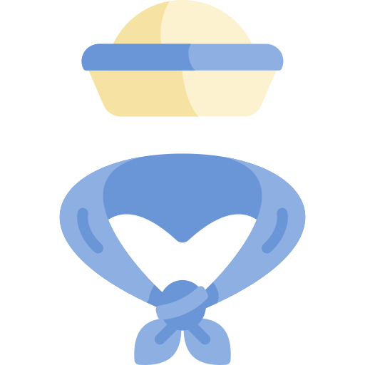 cappello Kawaii Flat icona