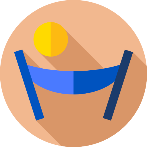 Hammock Flat Circular Flat icon