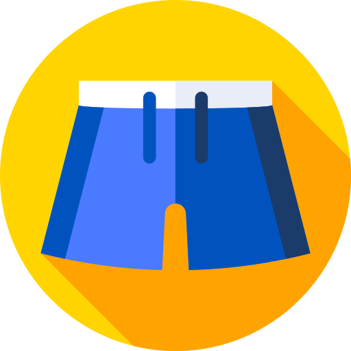 Shorts Flat Circular Flat icon