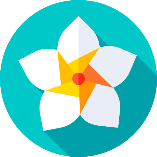 Flower Flat Circular Flat icon