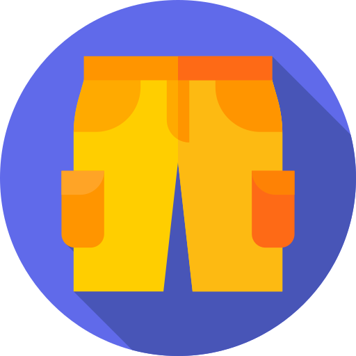 Shorts Flat Circular Flat icon