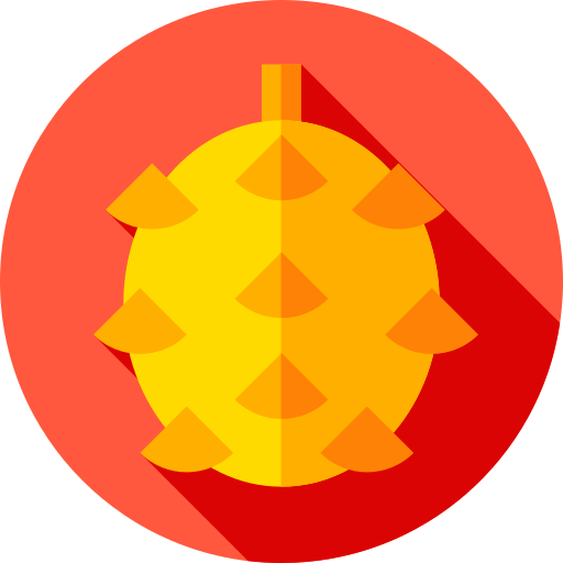 durian Flat Circular Flat icoon