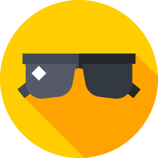 Gafas de sol Flat Circular Flat icono