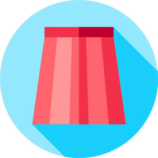 치마 Flat Circular Flat icon
