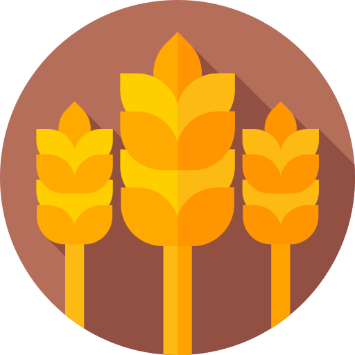 Wheat Flat Circular Flat icon