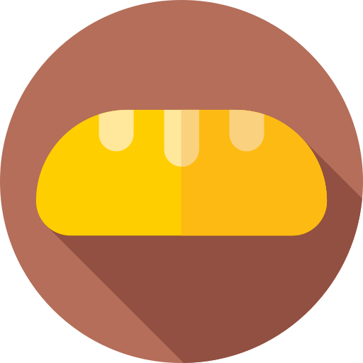 빵 Flat Circular Flat icon