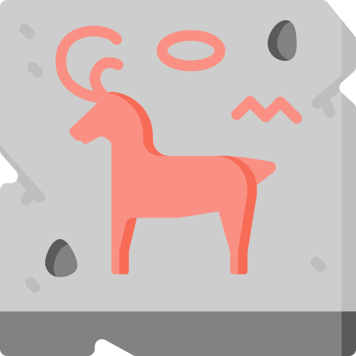 Cave painting Special Flat icon