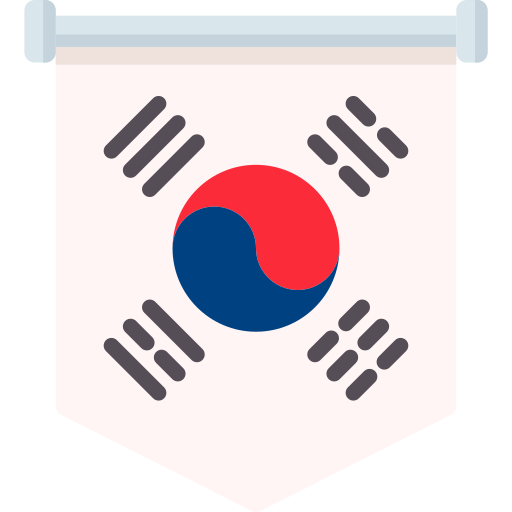 Corea del Sur Special Flat icono
