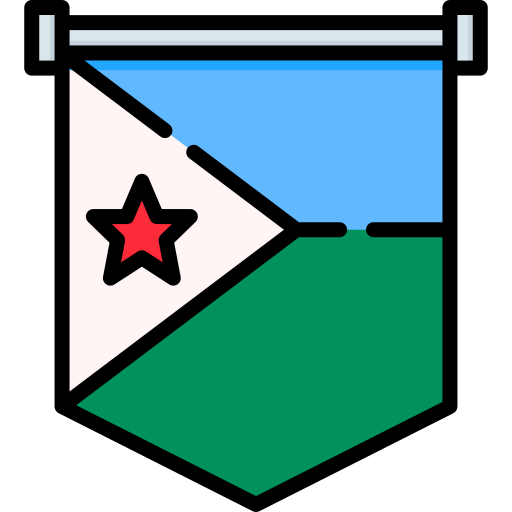 Djibouti Special Lineal color icono