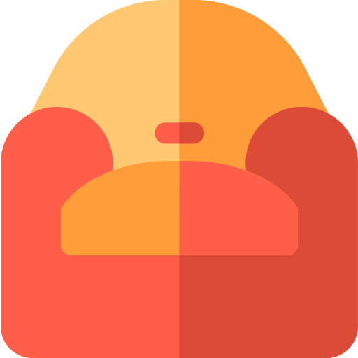 sessel Basic Rounded Flat icon