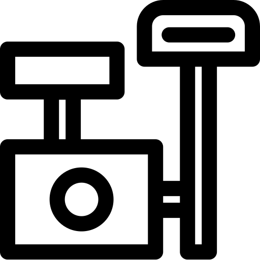 krabpaal Basic Rounded Lineal icoon