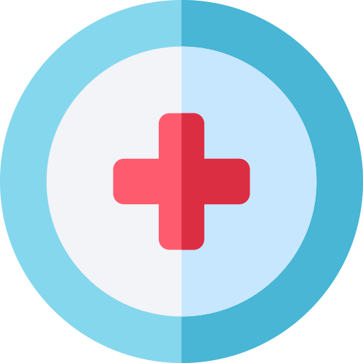 Cruz Roja Basic Rounded Flat icono