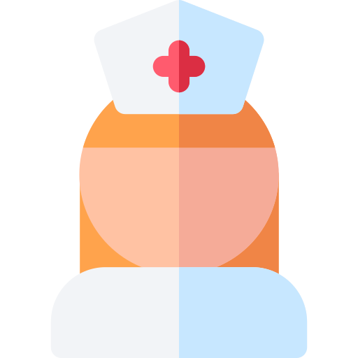 infermiera Basic Rounded Flat icona