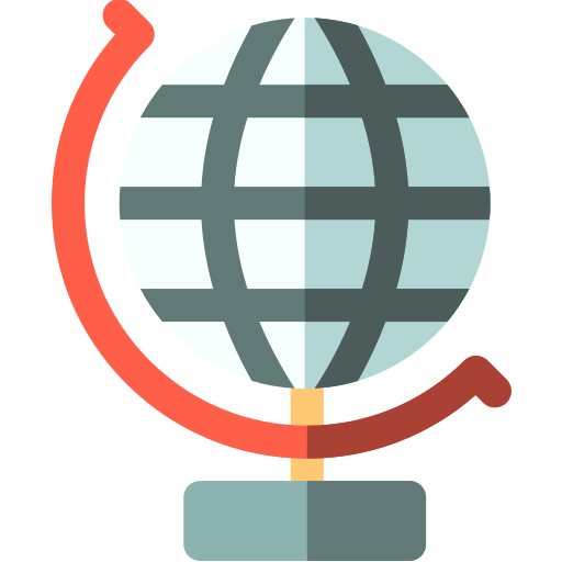 Земной шар Basic Rounded Flat иконка