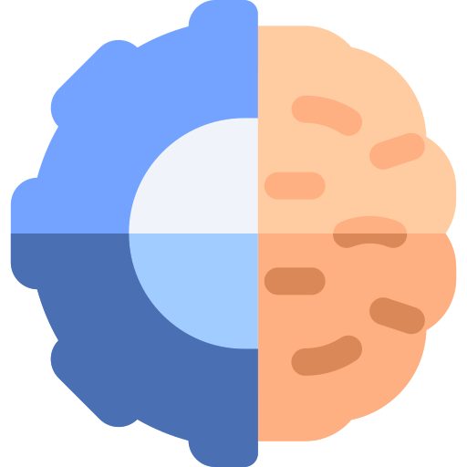 Inteligencia artificial Basic Rounded Flat icono
