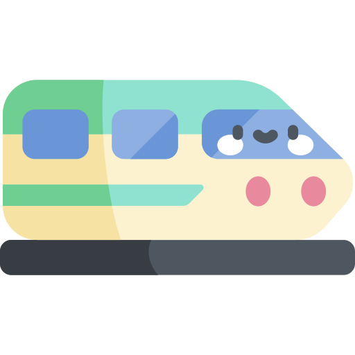 Train Kawaii Flat icon