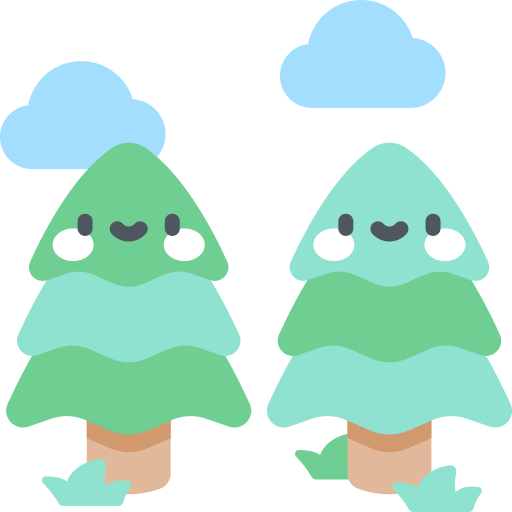 Forest Kawaii Flat icon