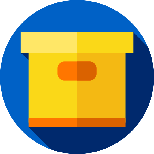 Box Flat Circular Flat icon