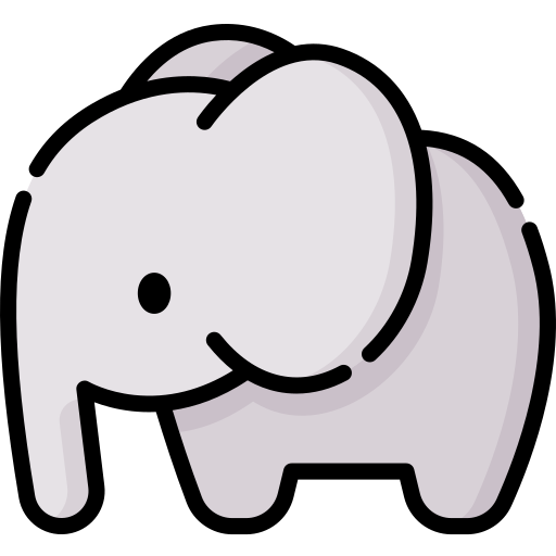 Elefante Special Lineal color icono