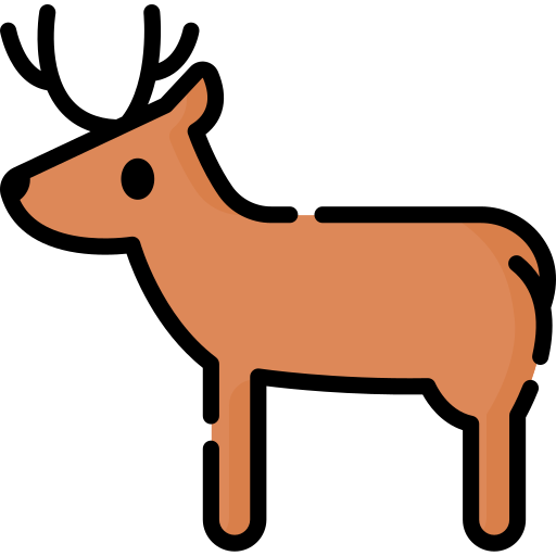 Deer Special Lineal color Ícone