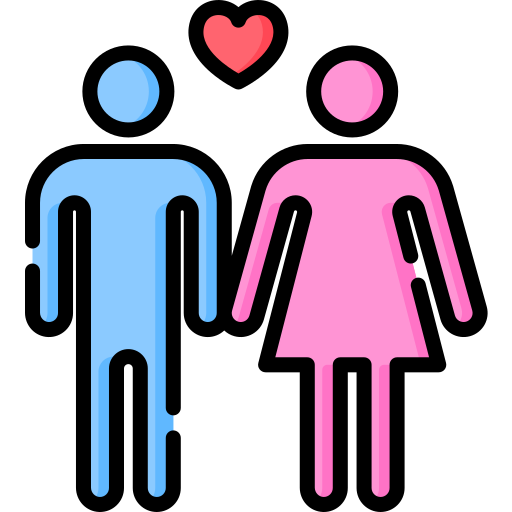 heterosexuell Special Lineal color icon