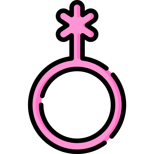genderqueer Special Lineal color ikona