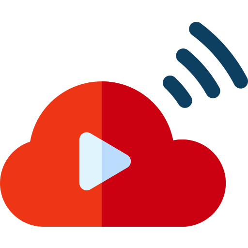 live-streaming Basic Rounded Flat icon