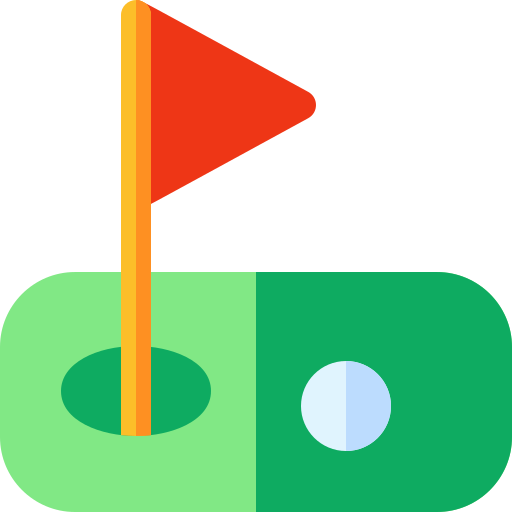 Golf Basic Rounded Flat icon