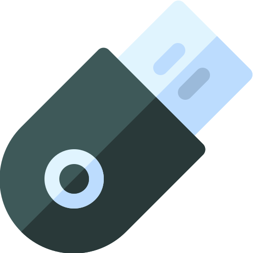 usb-stick Basic Rounded Flat icoon