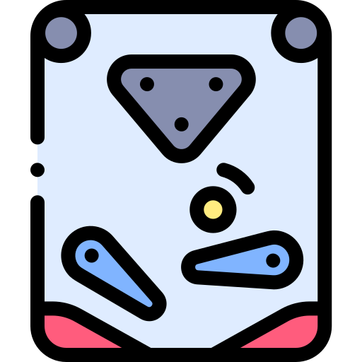 ピンボール Detailed Rounded Lineal color icon