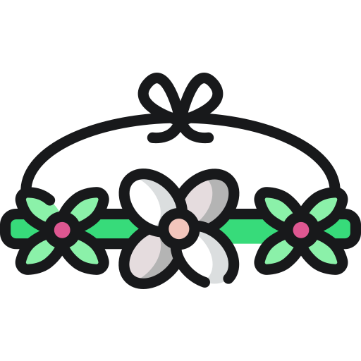 Flower crown Special Lineal color icon