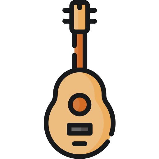Guitar Special Lineal color icon