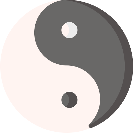 Yin y yang Special Flat icono