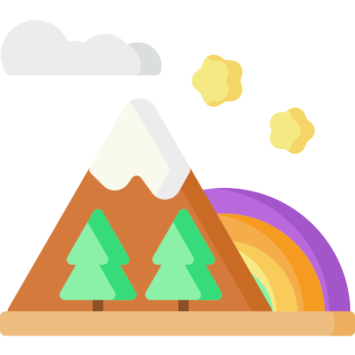 Montañas Special Flat icono