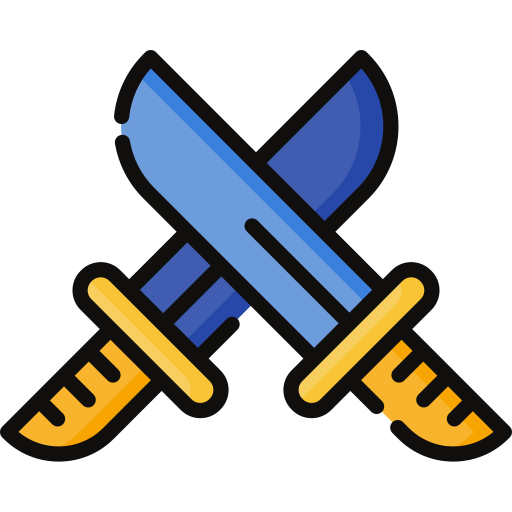Espadas Special Lineal color icono