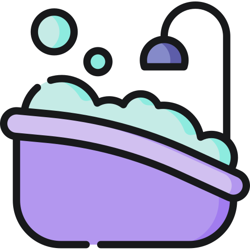 목욕 Special Lineal color icon