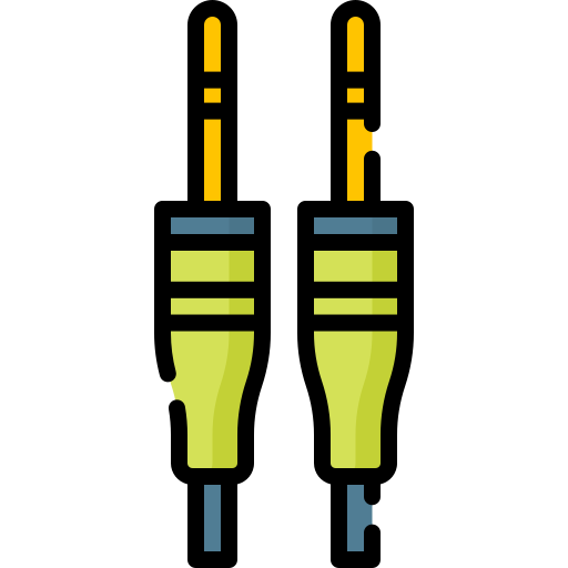 Conector de audio Special Lineal color icono
