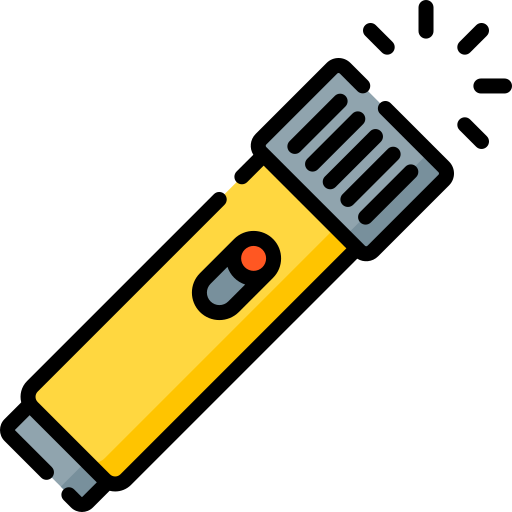 Flashlight Special Lineal color icon