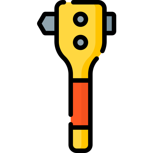 Glass hammer Special Lineal color icon