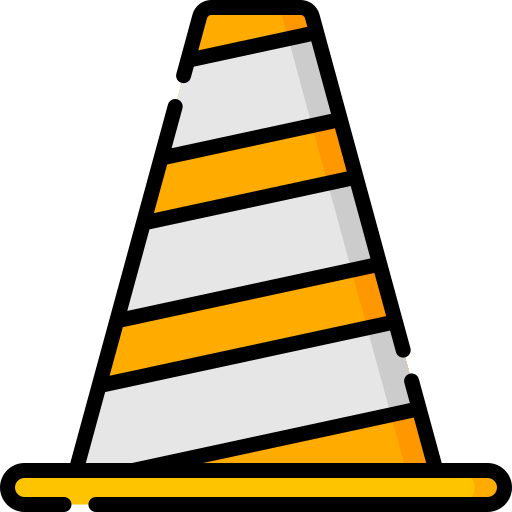 Cone de tráfego Special Lineal color Ícone