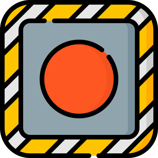 Botón de emergencia Special Lineal color icono