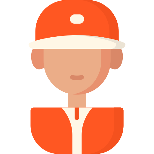 baseballspieler Special Flat icon