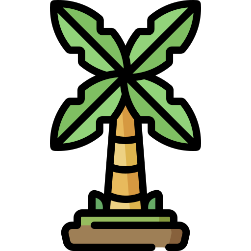 ヤシの木 Special Lineal color icon