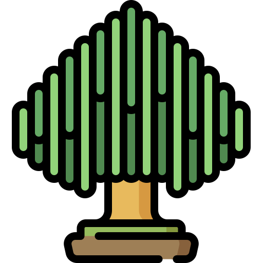 eukaliptus Special Lineal color ikona