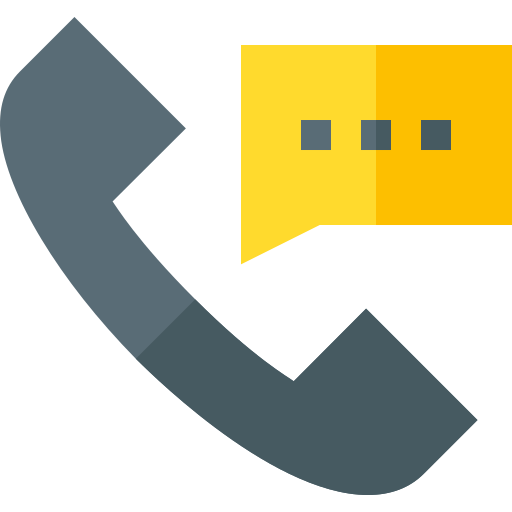 Llamada telefónica Basic Straight Flat icono