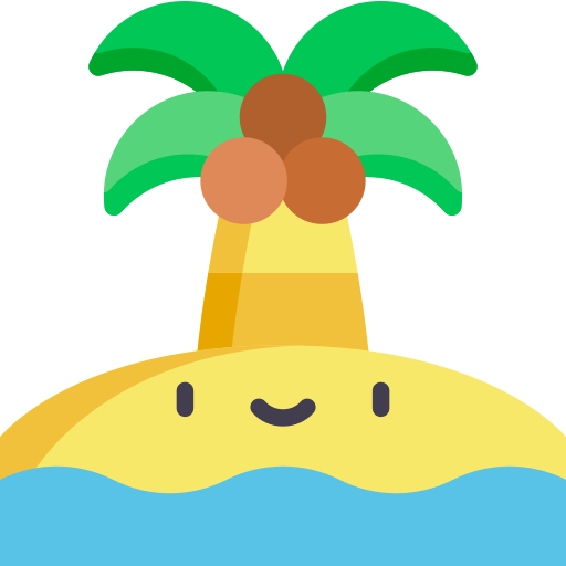 小島 Kawaii Flat icon
