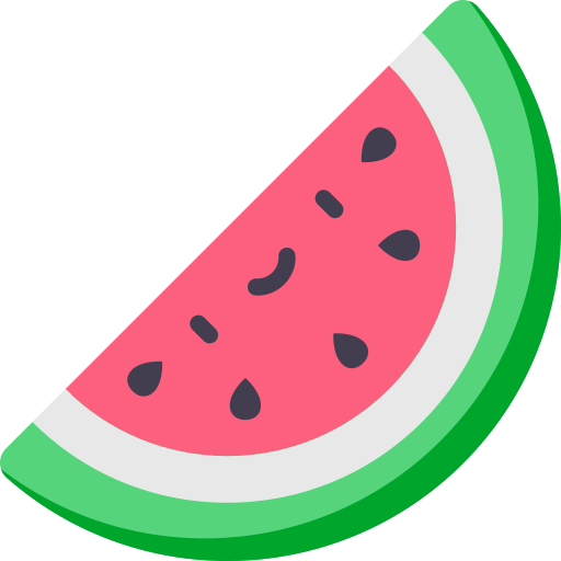 Watermelon Kawaii Flat icon