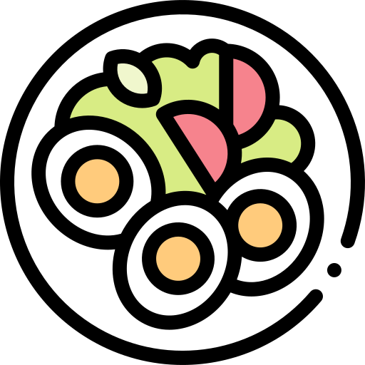 salat Detailed Rounded Lineal color icon