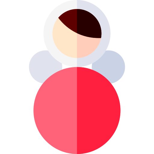 lalka matrioszka Basic Rounded Flat ikona